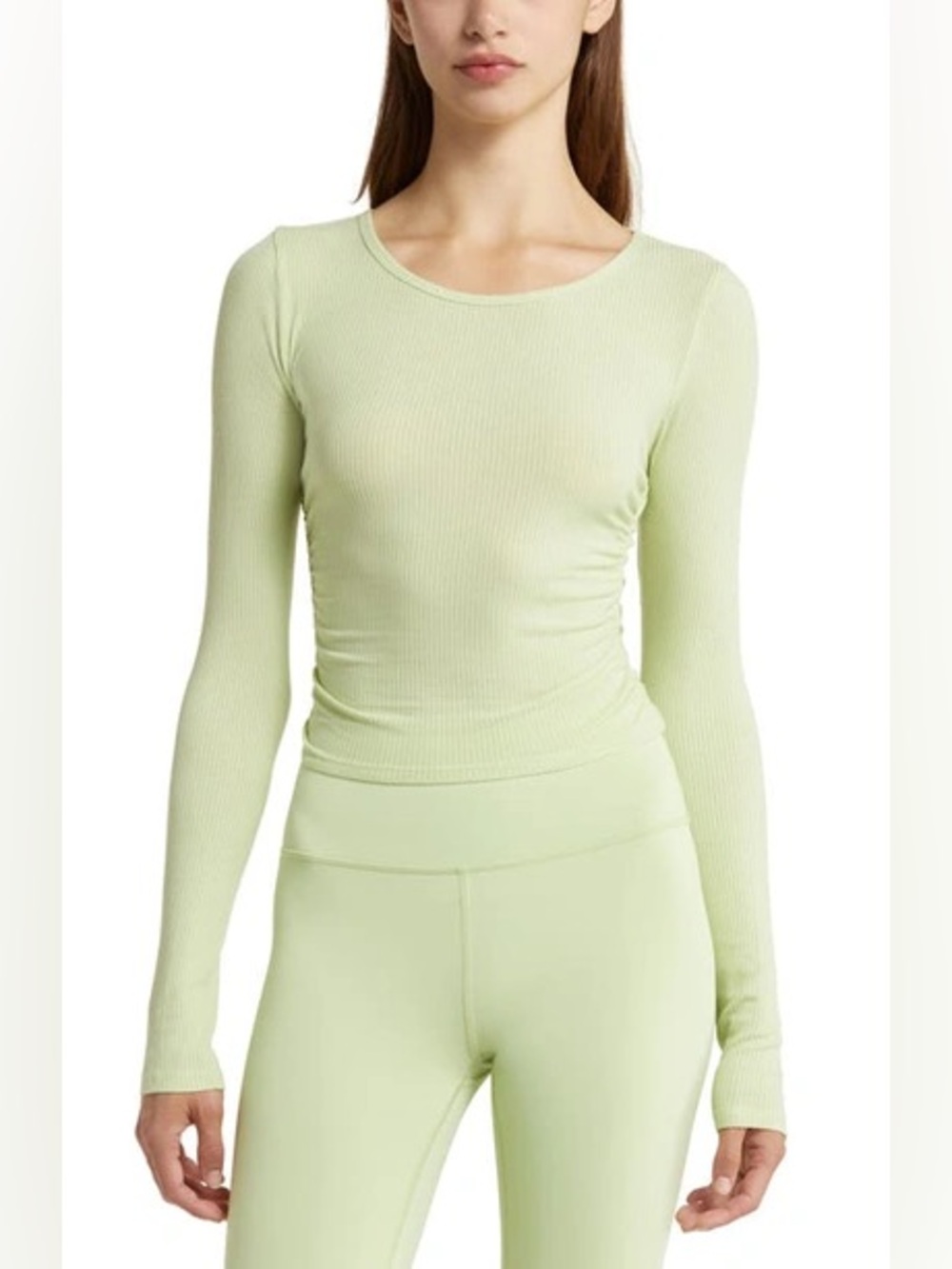 ALO Yoga Gather Long Sleeve in Iced Green Tea - S